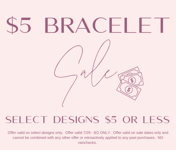 $5 Bracelet Sale